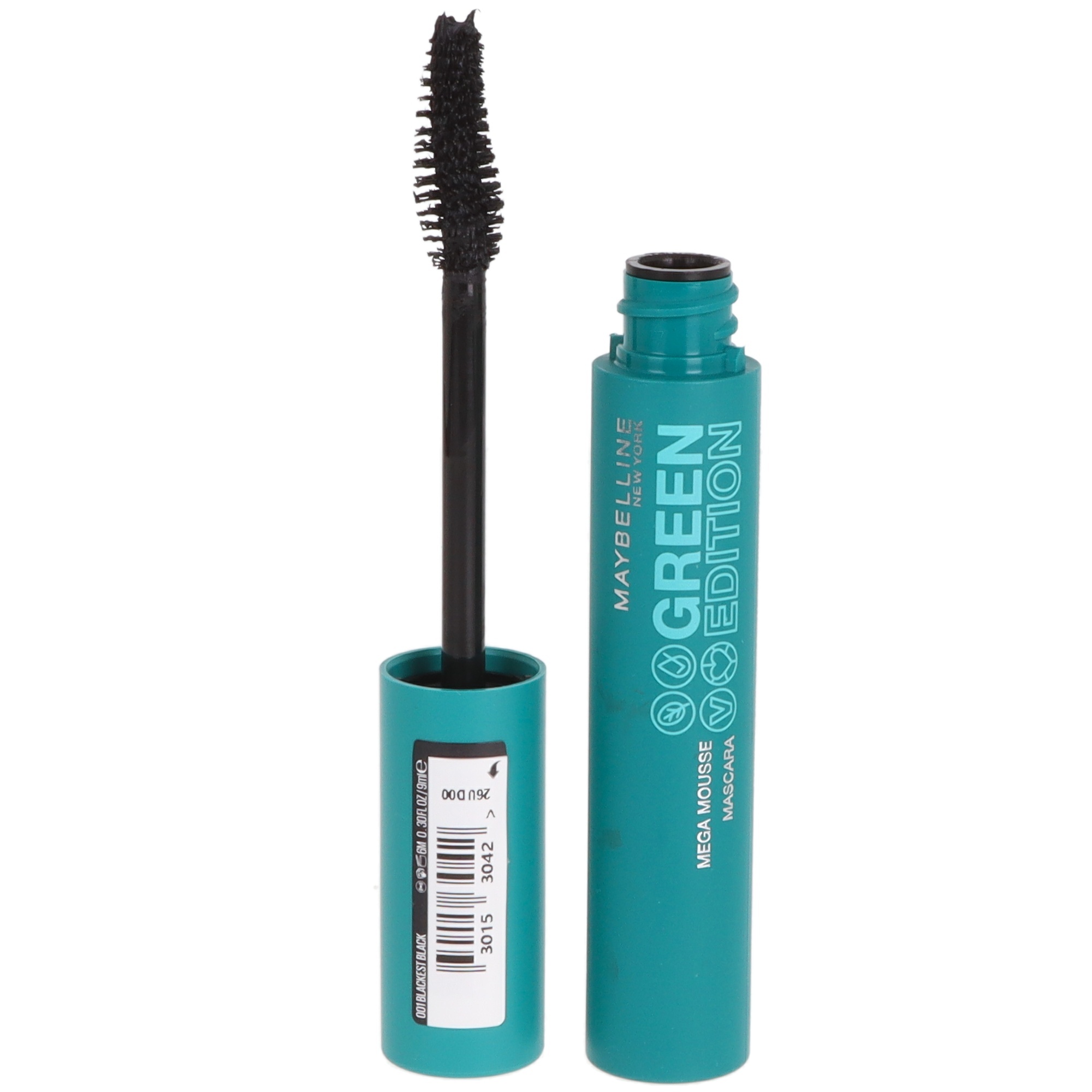 MAYBELLINE Green Edition Mega Mousse Mascara: 01 Blackest Black
